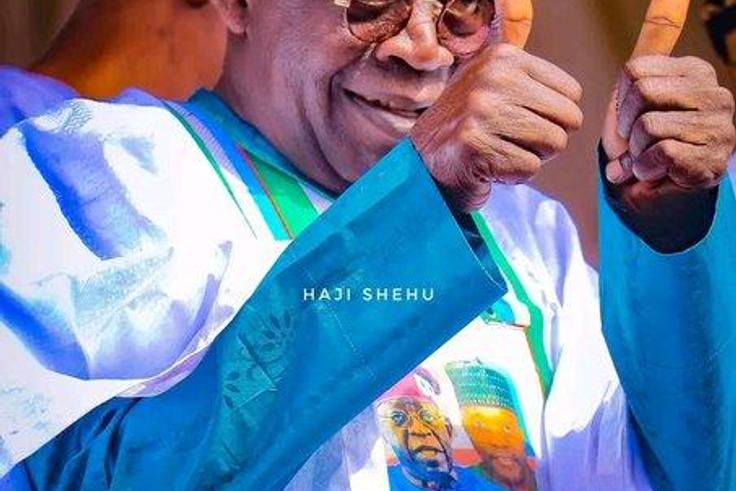APC presidential candidate, Asiwaju Bola Tinubu. [Twitter:@BashirElRufai]
