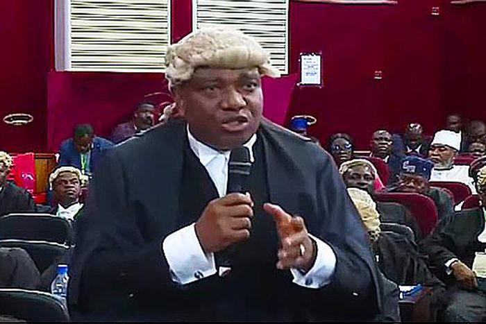 Charles Uwensuyi-Edosomwan (SAN) at the Tribunal in Abuja on Wednesday, September 6, 2023.