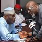 Dino Melaye and Atiku Abubakar.