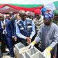 President Bola Tinubu, with NNPC Ltd. GCEO, Malam Mele Kyari and other top officials during the Presidential groundbreaking of Gwagwalada Independent Power Plant in Abuja. [NAN]