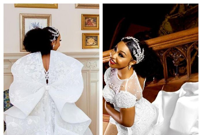 Rita Dominic on her wedding day [Instagram]