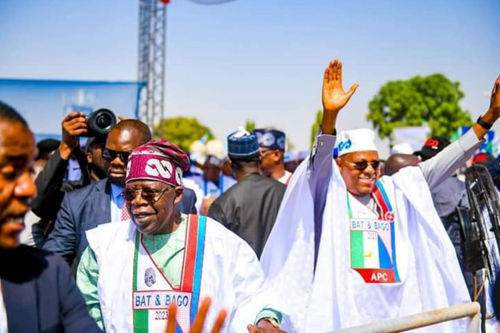 APC presidential candidate, Asiwaju Bola Tinubu at Minna rally. [Twitter;APC-PCC]