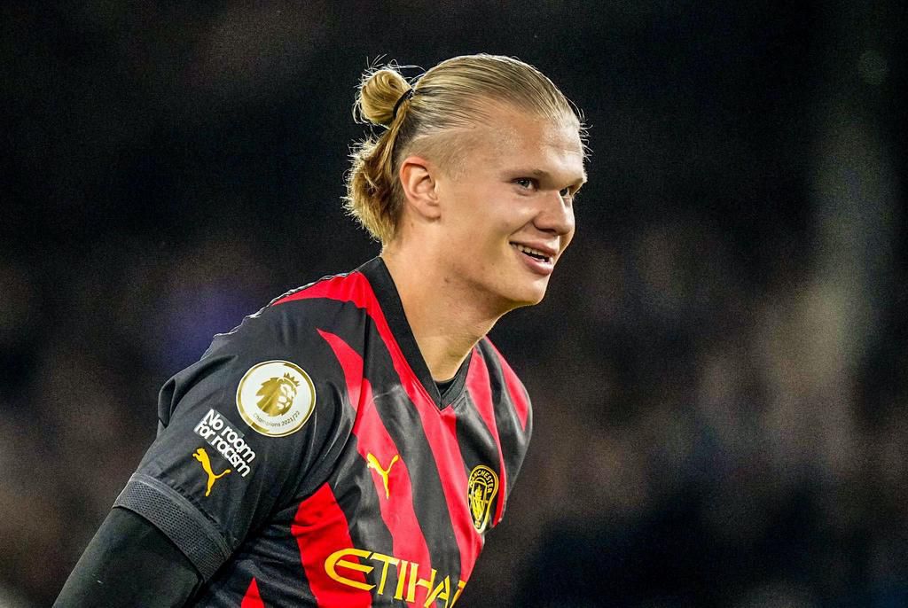 Manchester City striker Erling Haaland