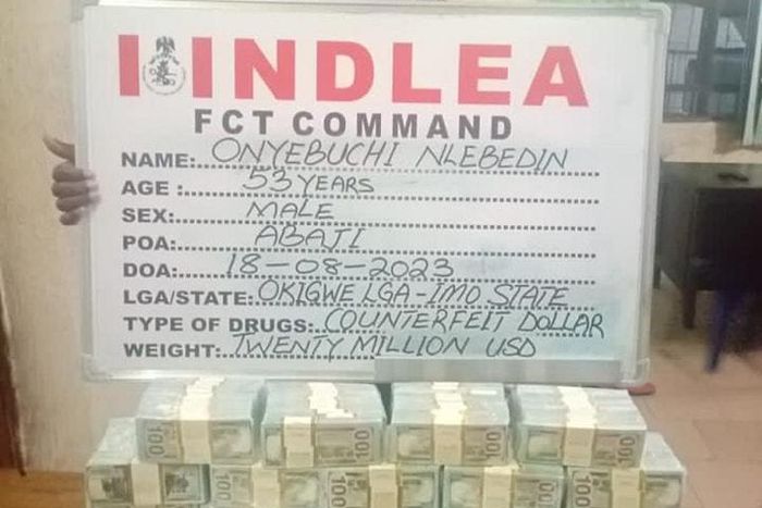NDLEA intercepts fake $20m on Lokoja-Abuja Highway. [Facebook:NDLEA]
