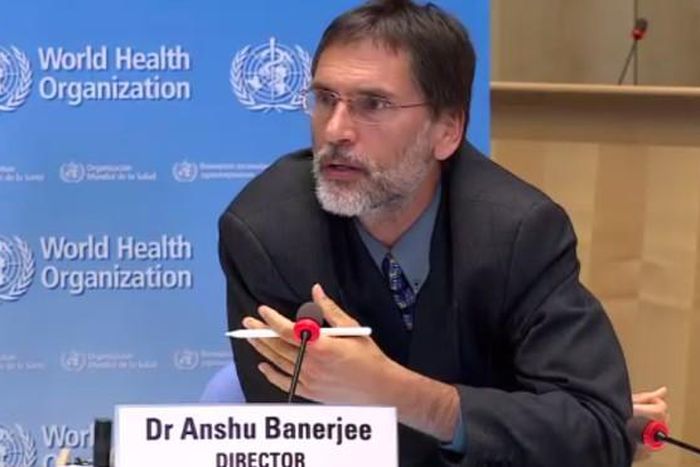 Dr. Anshu Banerjee, Director of Maternal, Newborn, Child and Adolescent Health and Ageing at WHO [Edicion Medica]