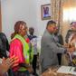 Mrs Eyoawan Otu, Wife of the Gov. of Cross River being inducted as an ECCA Ambassador