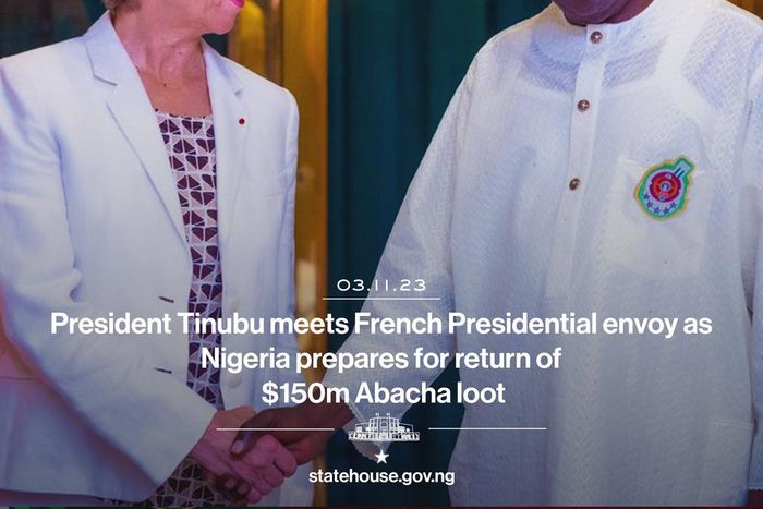 President Bola meets Minister for Europe and Foreign Affairs of the Republic of France, Catherine Colonnade [Presidency]