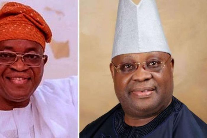 Governance not a dancing competition, Oyetola tells Adeleke