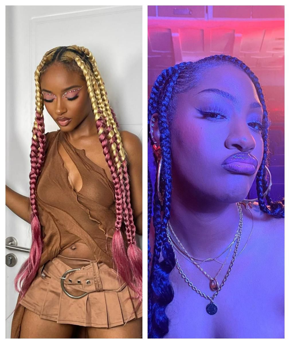 Ayra and Tems are certified braids lovers [Instagram]