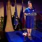 Ms. Emmanuelle Blattmann, the French Ambassador to Nigeria, giving a speech at her country’s National Day celebration in Abuja. [NAN]