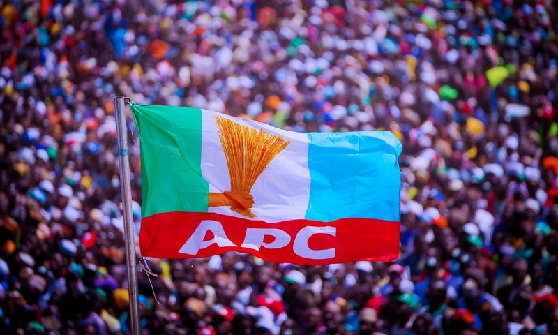 APC flag [Twitter/@BashirAhmaad]