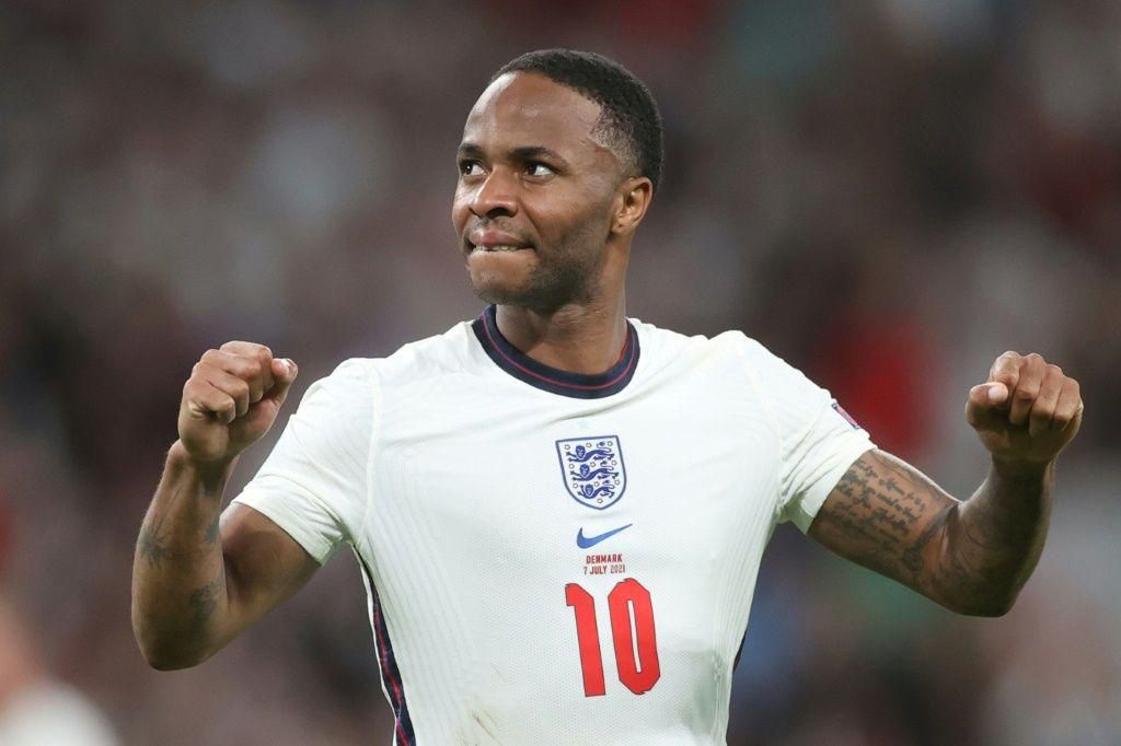 England forward Raheem Sterling