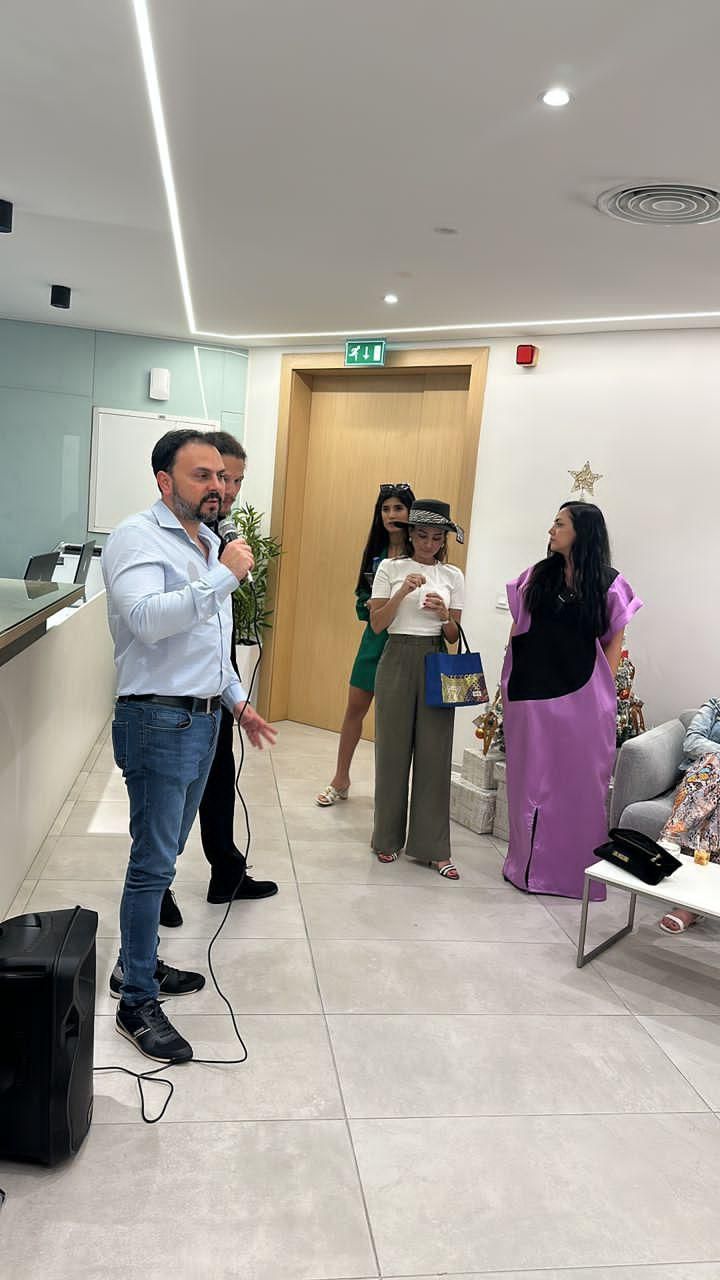 Guests during the tour