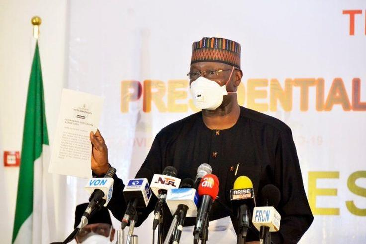 Mr Boss Mustapha. (PM News_