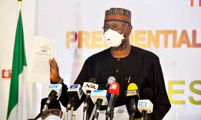 Mr Boss Mustapha. (PM News_