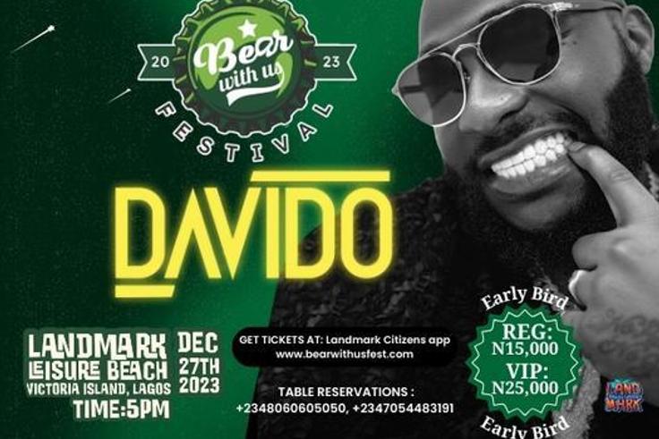 Afrobeat sensation, Davido to headline BWUFEST 2 on December 27, 2023