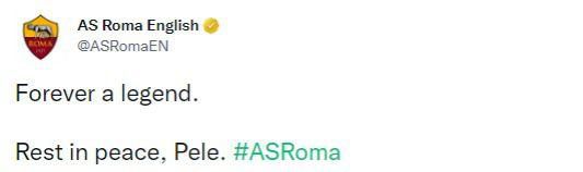 Social Media tributes to Pele