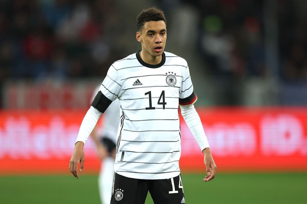 Jamal Musiala representing Germany