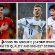 Odds on Group E