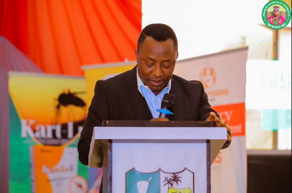 African Action Congress (AAC) Presidential candidate, Omoyele Sowore.