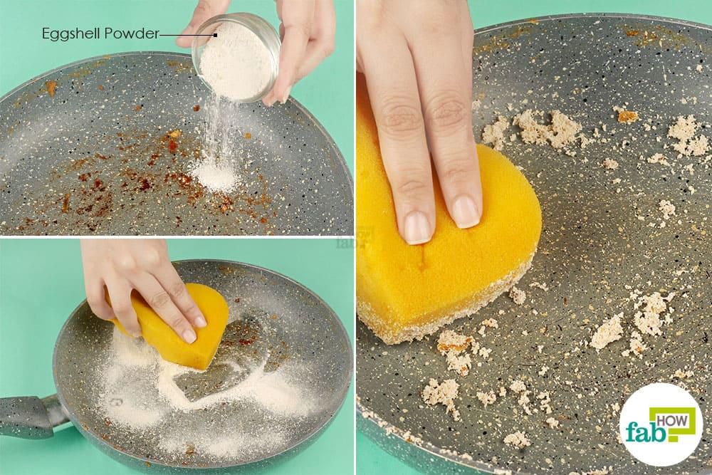 Use eggshells to get rid of stubborn stains [FabHow]