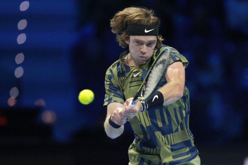 Rublev at the Nitto ATP Finals in Turin