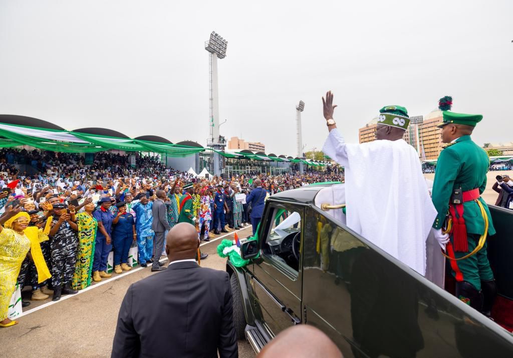 President Bola Tinubu at his inauguration ceremony [Presidency]
