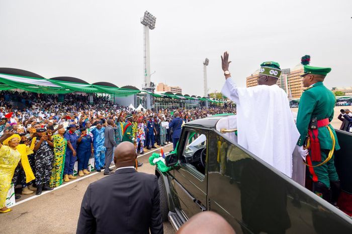 President Bola Tinubu at his inauguration ceremony [Presidency]
