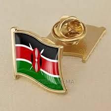 A Kenyan flag brooche