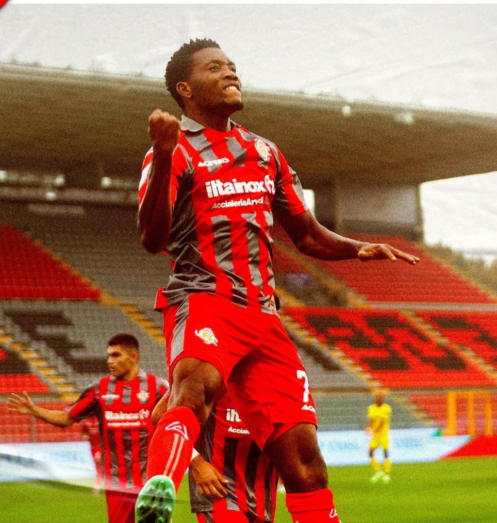 David Okereke opened the floodgates in the six-goal thriller.