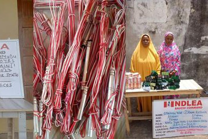 NDLEA intercepts explosives enroute bandits camp in Niger. [Facebook:NDLEA]