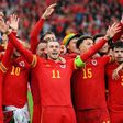 Wales national team after qualifying for Qatar 2022