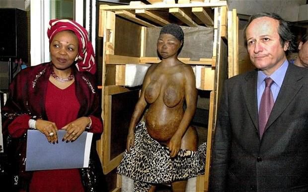 A clay cast of Sarah Baartman [TheTelegraph]