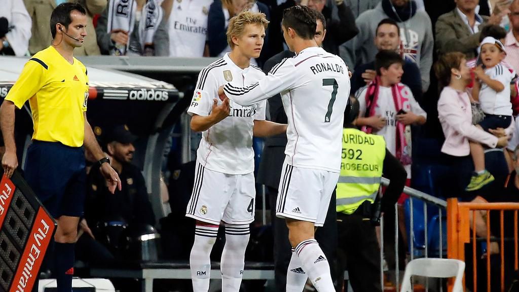 Odegaard became the youngest player in Real Madrid's history