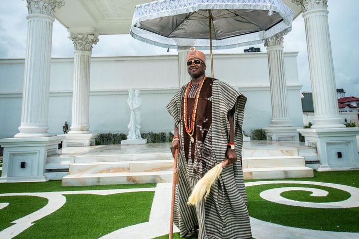 Oba Saheed Ademola Elegushi. [Twitter:@hrmsaelegushi}