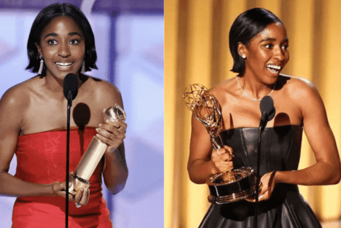 Ayo Edebiri has won a Golden Globe, Emmy and Critics choice award [rockfm/mirror]