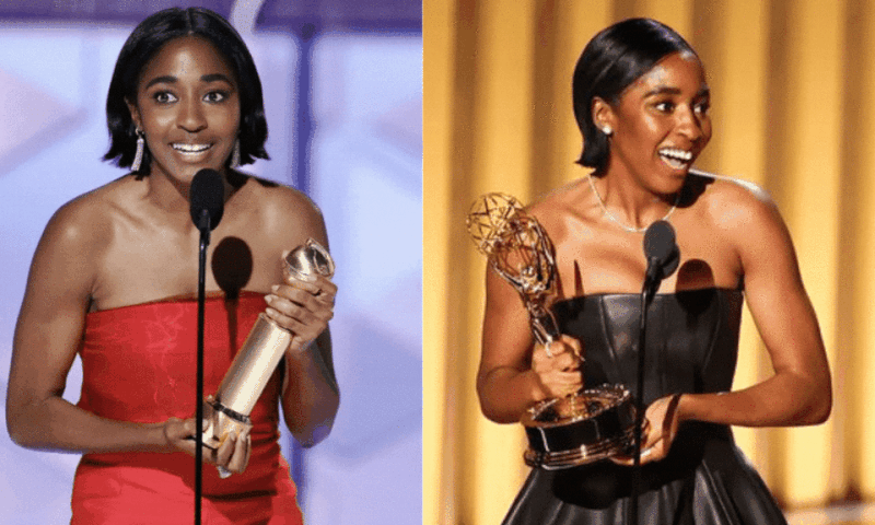 Ayo Edebiri has won a Golden Globe, Emmy and Critics choice award [rockfm/mirror]