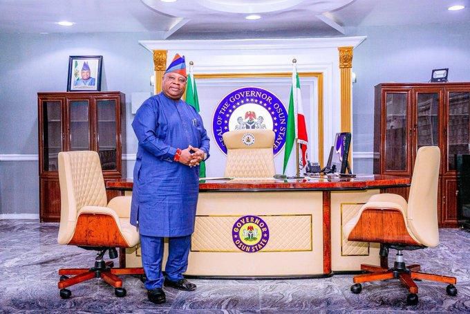 Osun State governor, Ademola Adeleke. [Twitter:OsunGovt]