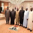 Tinubu meets governors of states that share boundaries with Niger Republic. [Presidency]