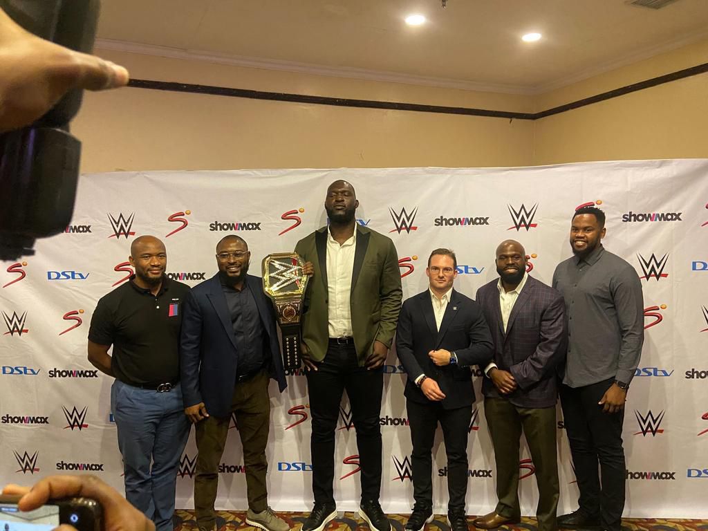 WWE and Multichoice Press conference at the Sheraton Hotel, Ikeja Lagos on November 8, 2022
