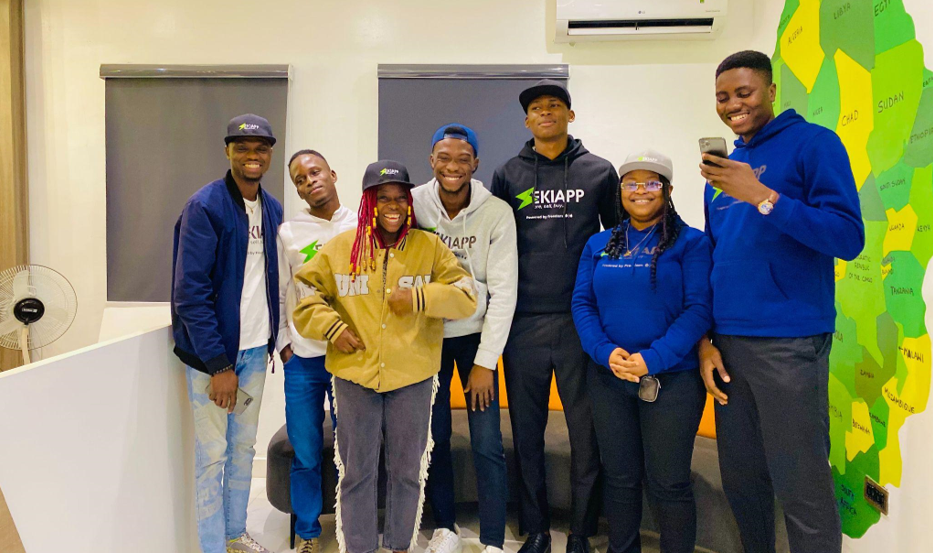 A lively picture of SekiApp’s Marketing team with MrPio Source: SekiApp