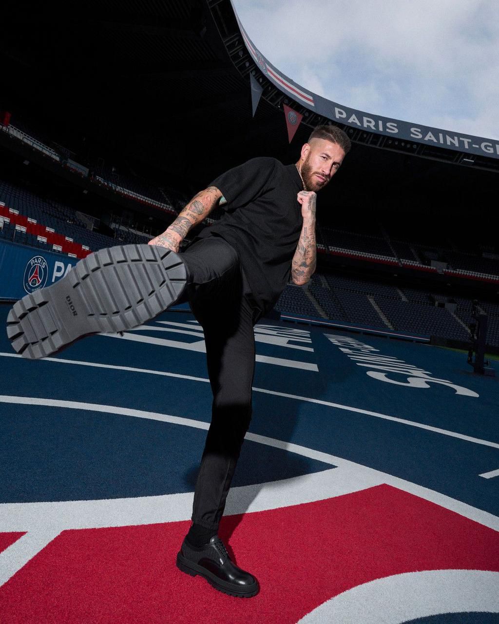 Renato Sanches, Fabian Ruiz, Keylor Navas, and Nuno Mendes all modeled the new Dior outfits for PSG.