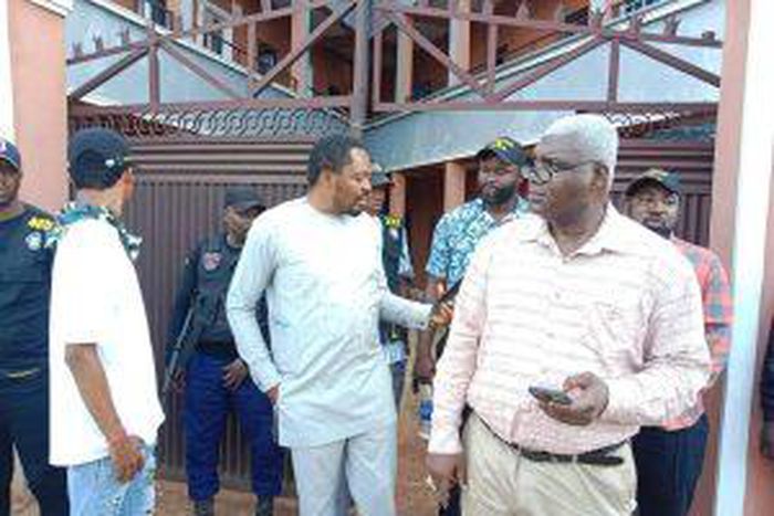 Dr Afam Obidike, Anambra State Commissioner for Health during the raid
