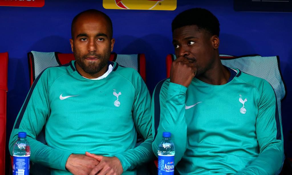 Lucas Moura on the bench for the Champions League final after his hat-trick helped beat Ajax in the semi-final.