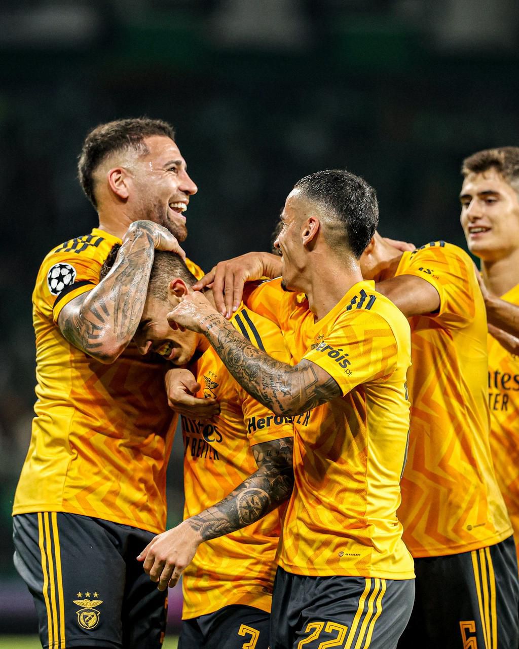 It was a historic night in the UCL for Benfica.