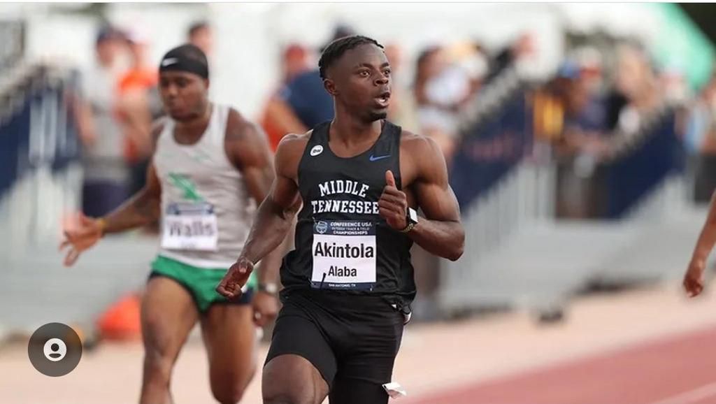 Alaba Akintola won the C-USA 60m and 200m indoor titles last season