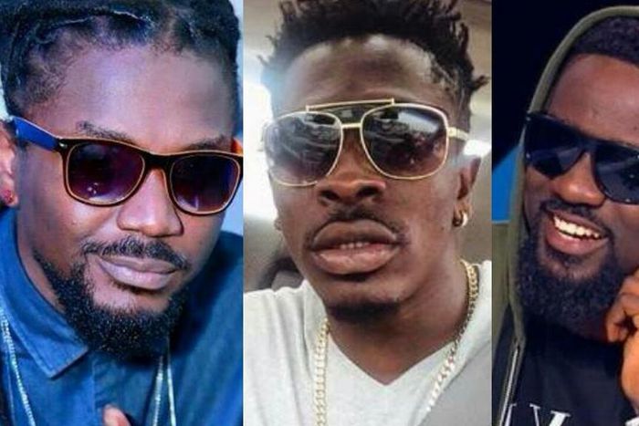 Samini, Shatta Wale and Sarkodie