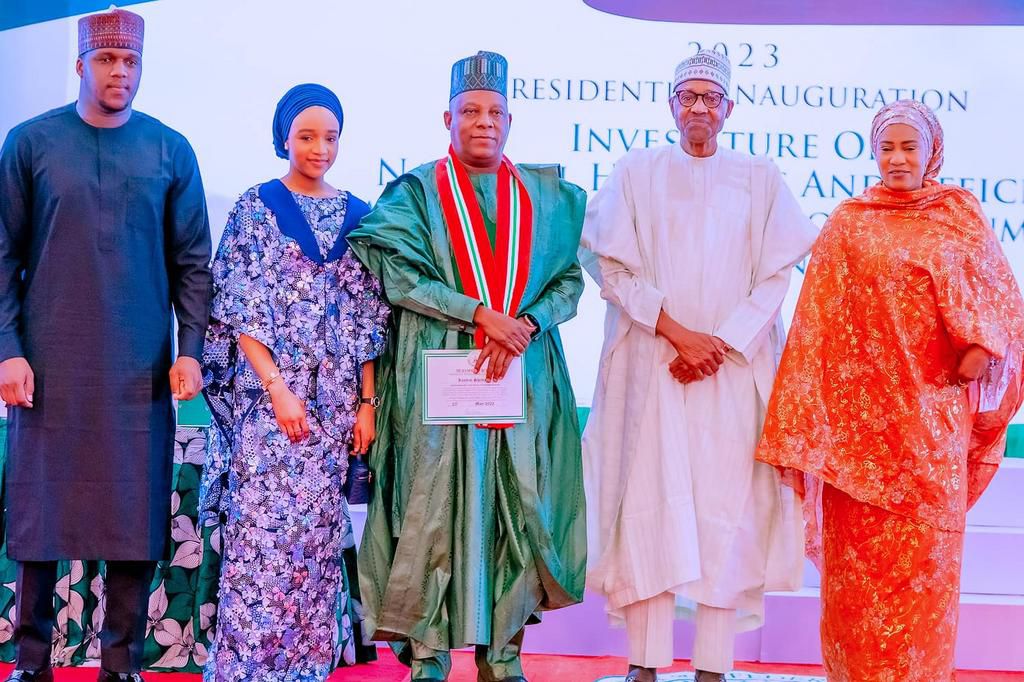 Shettima receives GCON Award [Presidency]