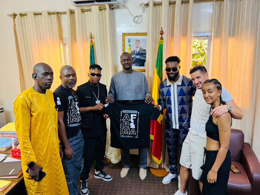 Cross section of some of the artists present at the AFRIMA 2022 Senegal announcement