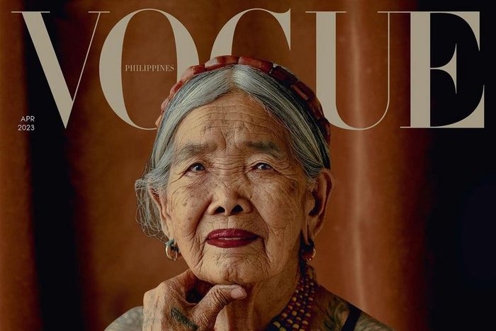 The oldest women on vogue magazine [Instagram/voguephillipines]